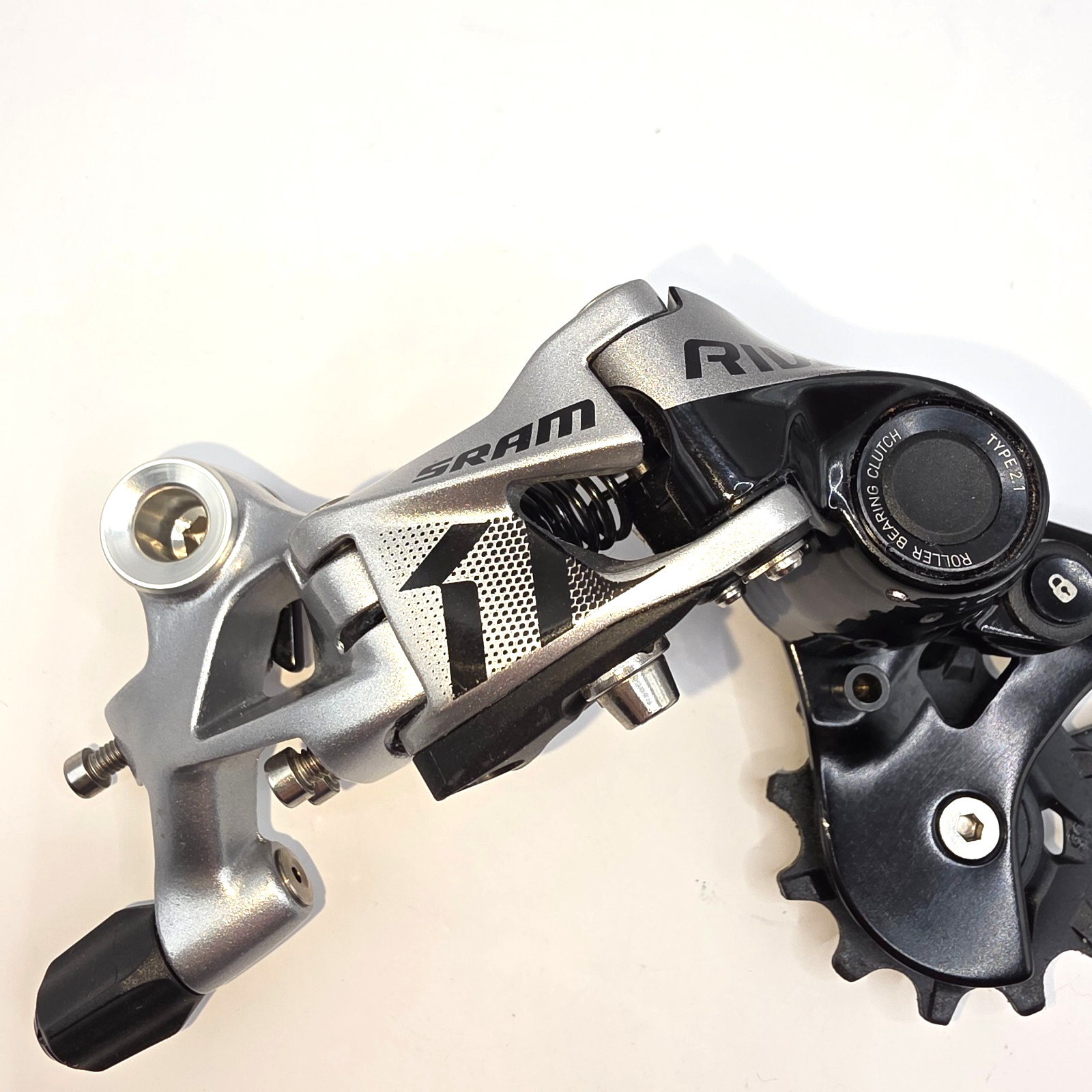 SRAM Rival 1 Rear Derailleur – 11 Speed, Long Cage, Black/Silver