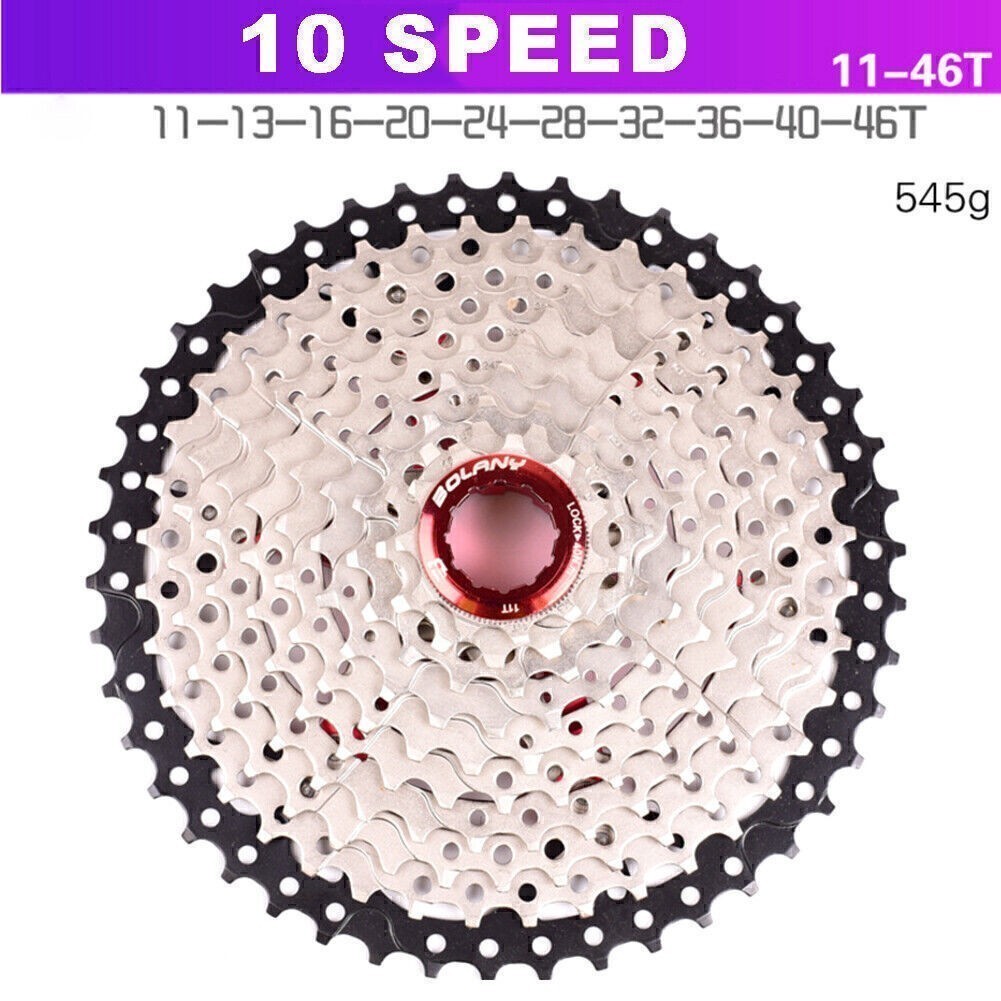Fit Bolany 10S 11-50T/46T/42T/40T MTB Cassette Mountain Bicycle Freewheel