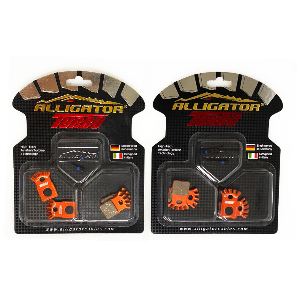 1 or 2 set Alligator Turbo MTB Bike disc Brake pads Magura MT5/ MT7/ MT5E w/Pin