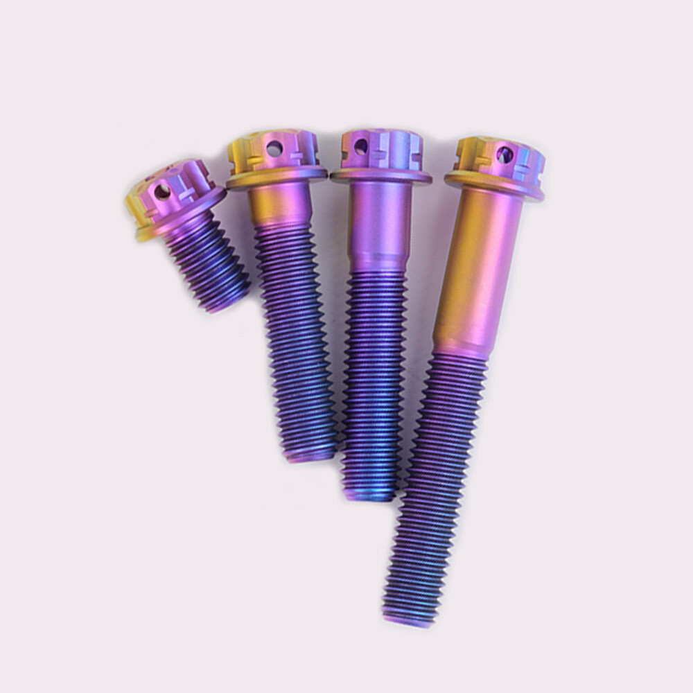 Titanium Screw, Torx Head Screw M8x10 – 120mm Green/Purple/Candy for Motorcycle
