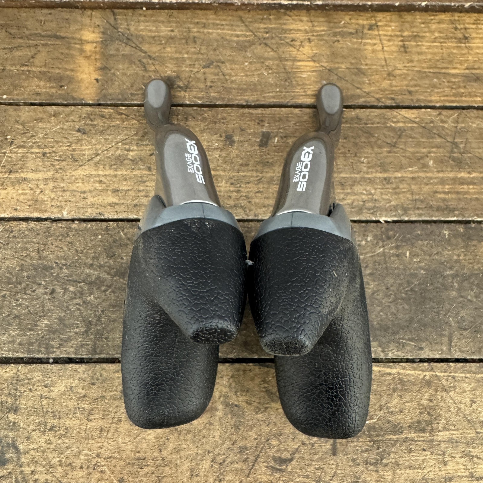 Vintage Shimano Exage 500EX BL-A500 Brake Levers NOS Hoods Pair Super SLR Grey
