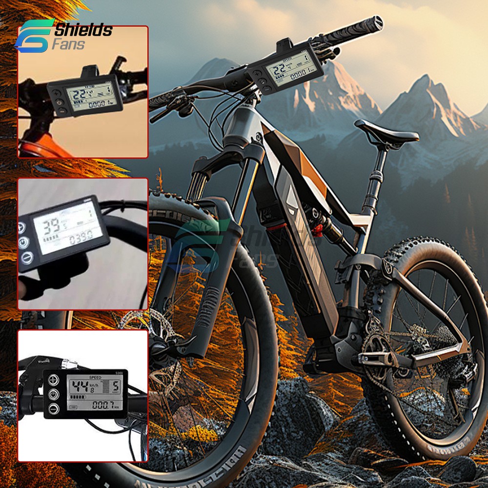 36V 48V 64V 40A 30A 20A Brushless Motor Controller E-Bike S866 LCD Display Meter