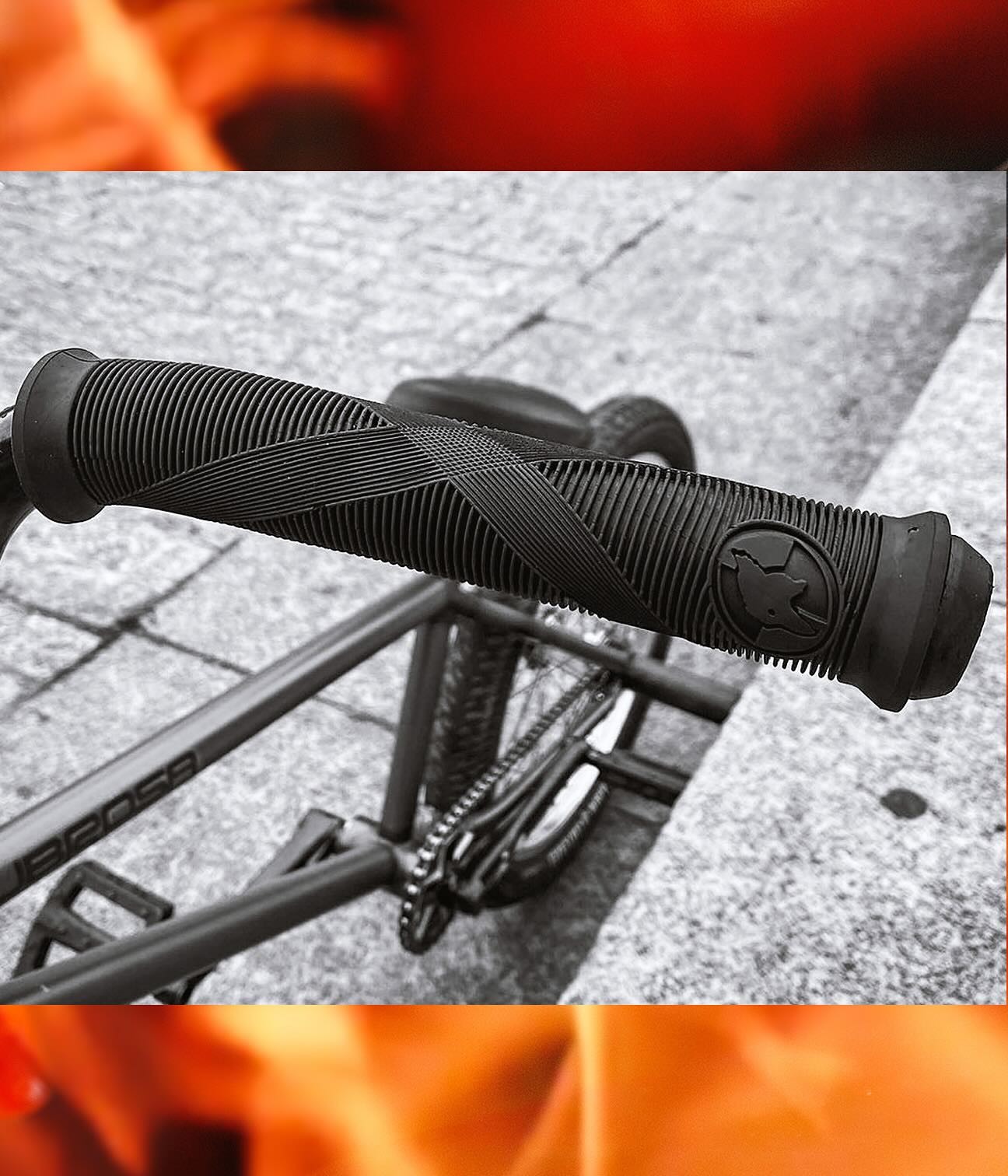 SHADOW CONSPIRACY SPICY BMX GRIPS + BAR ENDS HARO RANT CULT GT RANT SUBROSA RED
