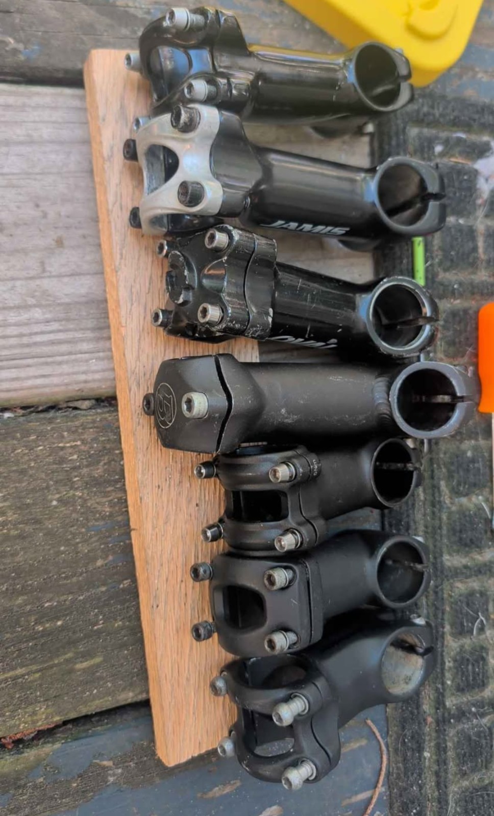 Bicycle Handlebar Various 1 1/8 Threadless Lot (7 In Total)