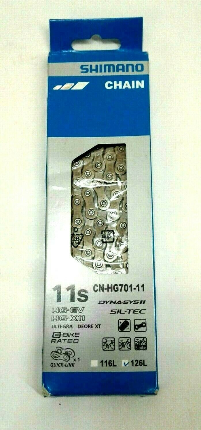 For For Shimano Cn-Hg701 126L 11-Speed Chain Quick Links Ultegra Deore Xt