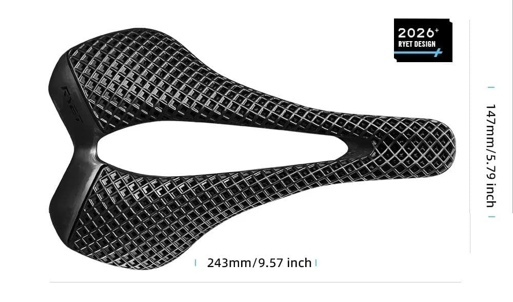Extremely beautiful item! RYET RT10 Carbon 3D Saddle Short Nose SLR