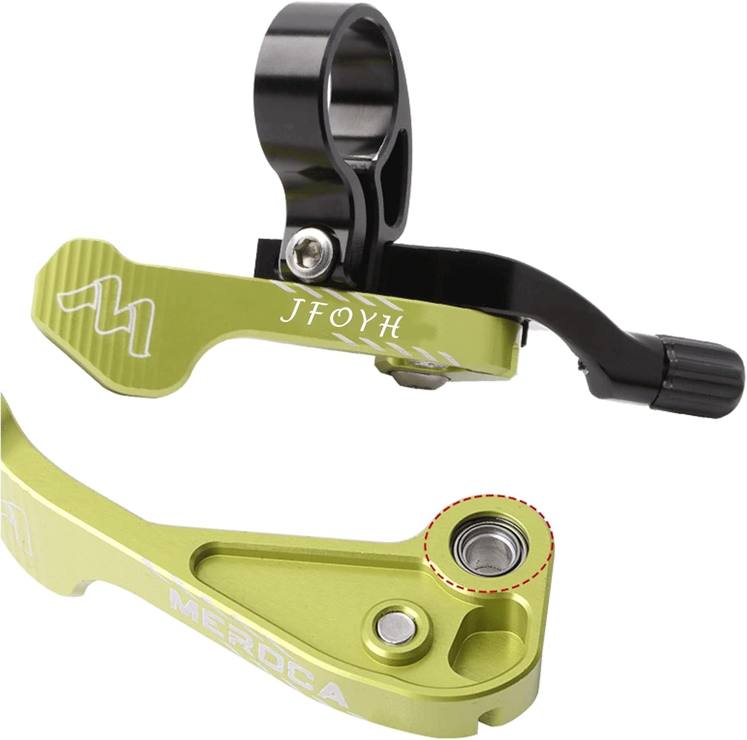 JFOYH Mountain Bike Dropper Post Remote Lever Kit for External and Internal Rout