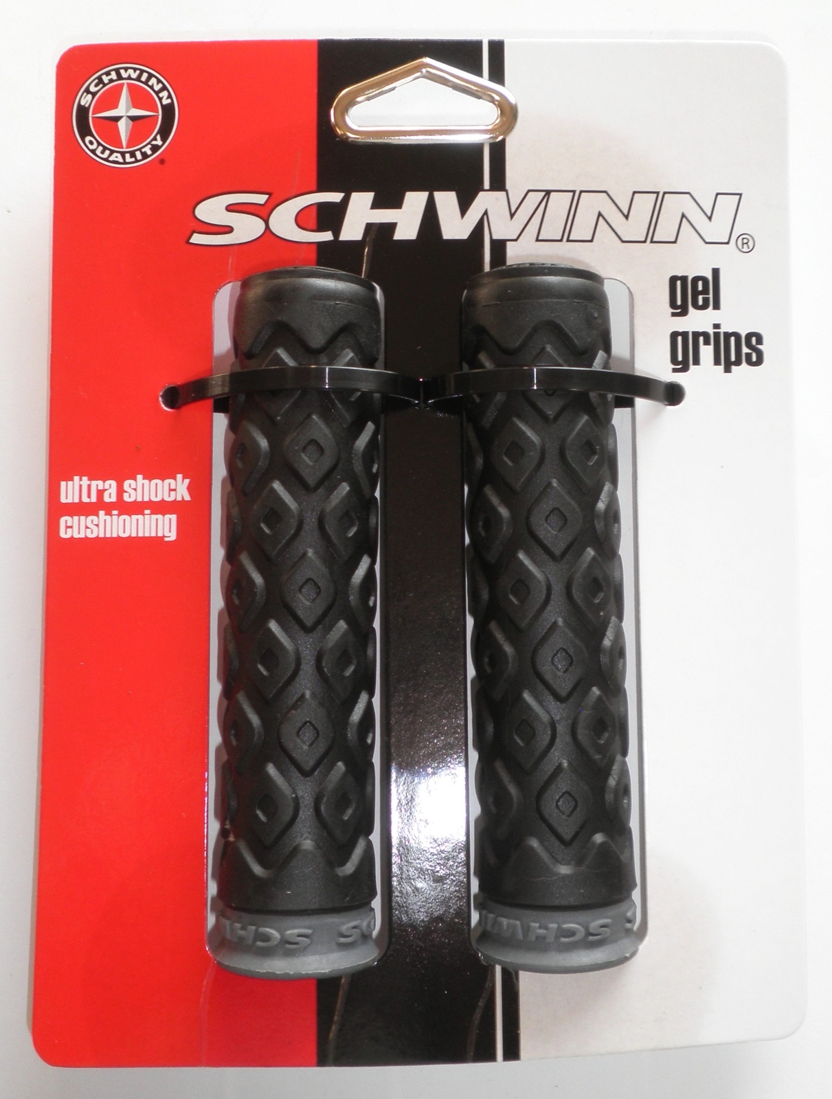 2 PAIRS OF SCHWINN BLACK BICYCLE HANDLEBAR GEL GRIPS BIKE PARTS 683