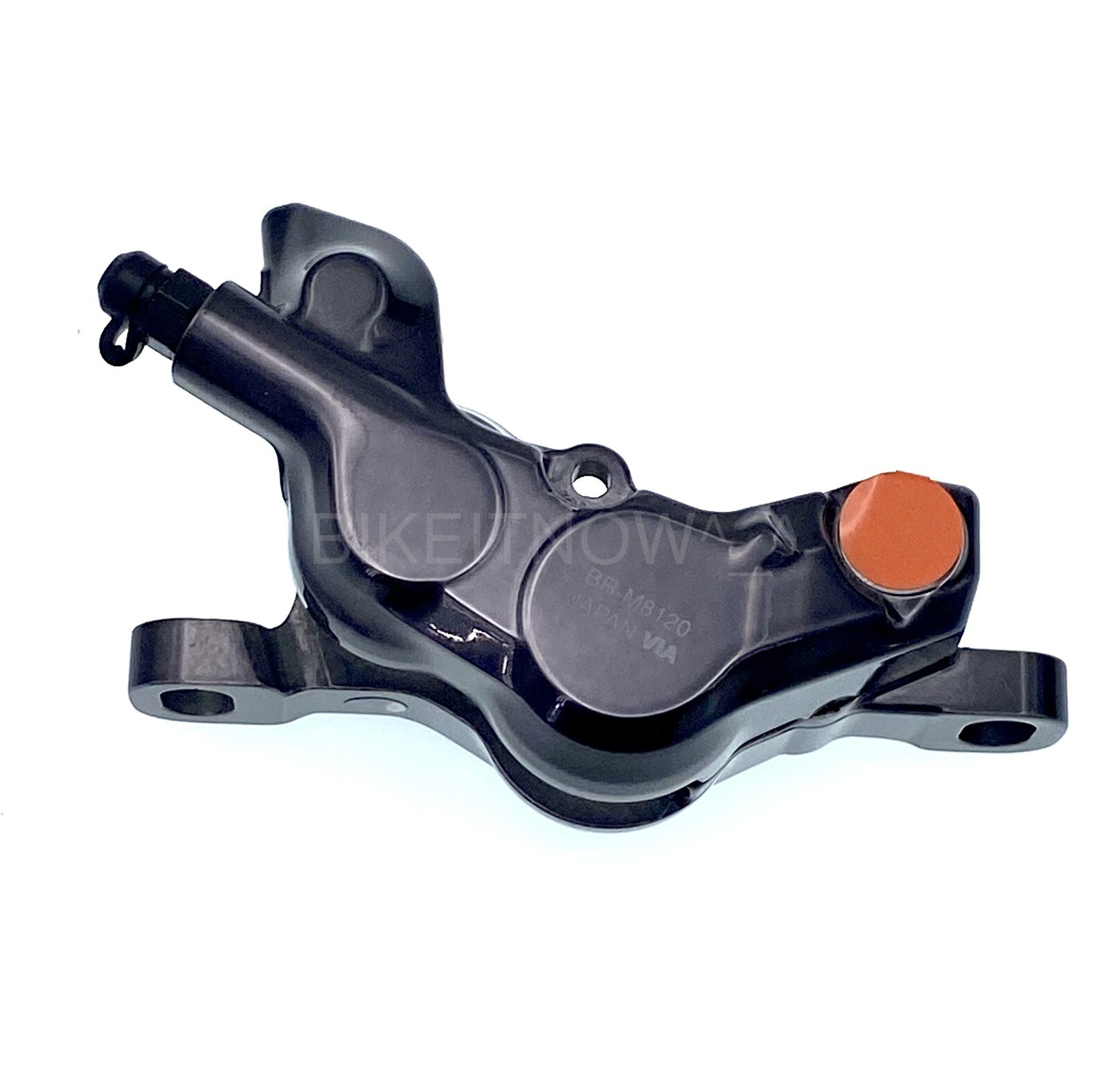 NEW Shimano Deore XT BR-M8120 4-Piston Disc Brake Caliper w/ N03A Resin Fin Pads