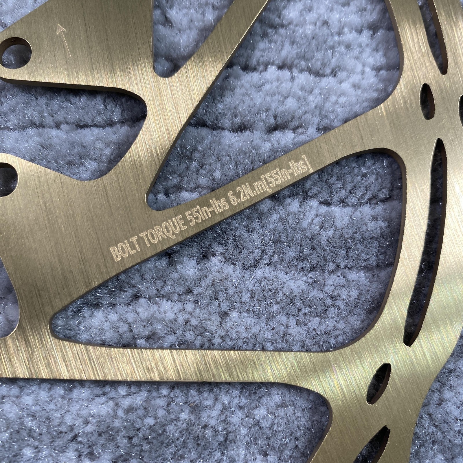 SRAM CenterLine Disc Brake Rotor 203mm 6-Bolt Gold Steel Avid MTB Road Bike