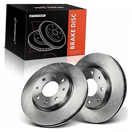 10.83 Inch (275mm) Disc Brake Rotors, 2-Pack | Compatible with Front Vented