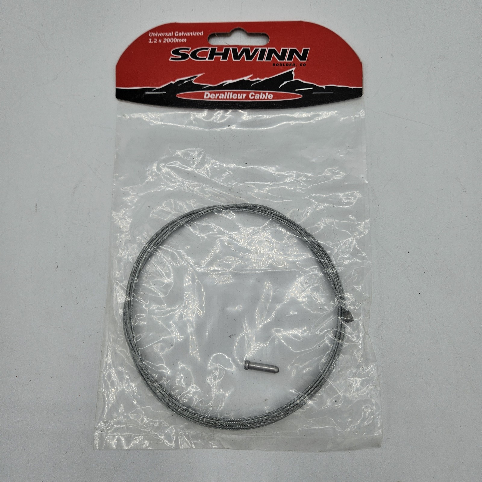 NOS – Schwinn Universal Galvanized Derailleur Cable 1.2 x 2000 mm, No. 020241