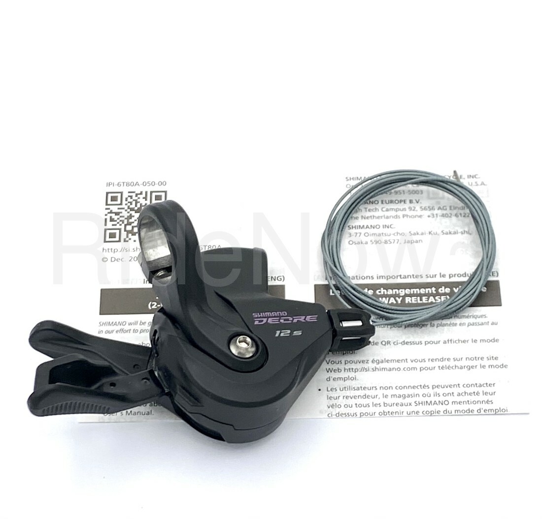 Shimano Deore Bike Shifter SL-M6100-R Right 12 S Black + Optical Gear Display