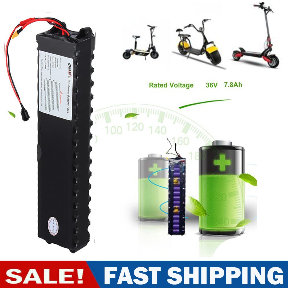 10S3P 36V 7.8AH Electric Scooter Bicycle Lithium Battery Replacement Kit 15A BMS