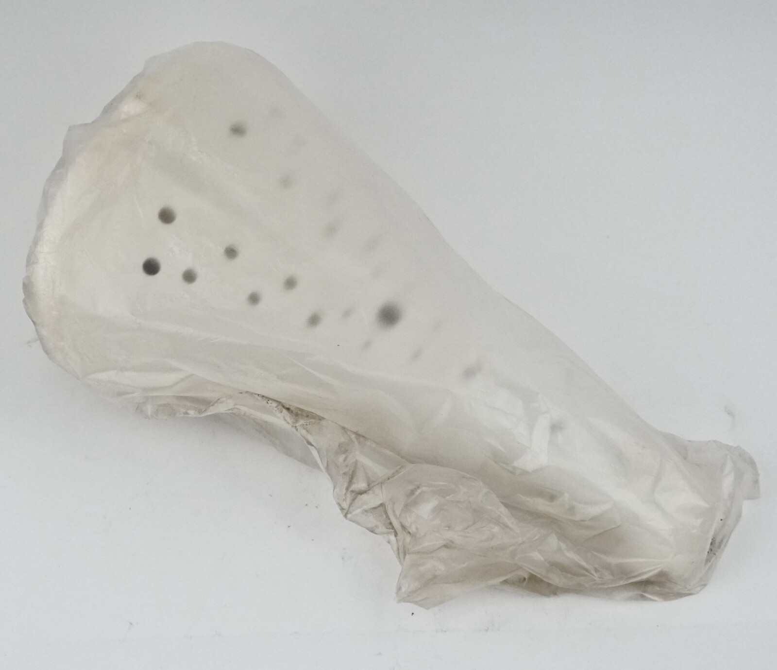 Vintage BMX Viscount Dominator 2166 White Plastic Seat Saddle Freestyle, NOS NEW