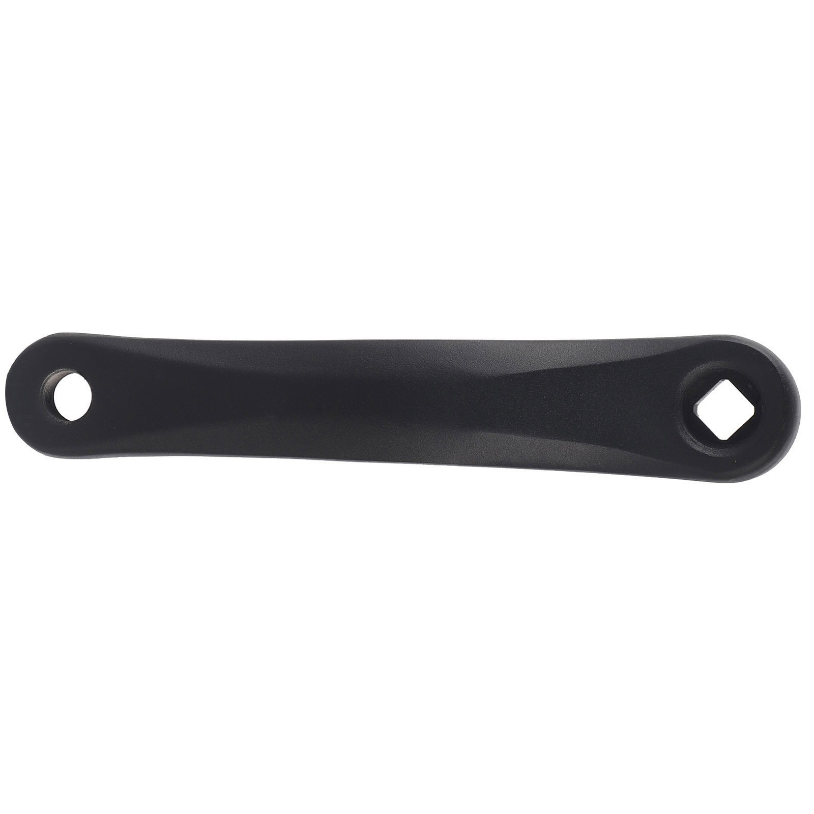 170mm Bike Aluminum Alloy Left Single Chain Crank Arm Replacement (Black Rhombic