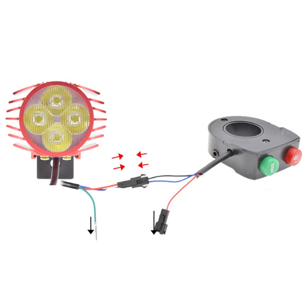 Ebike Switch 24V 36V 48V 3 In 1 ABS E-scooter For ATV Scooters Snowmobile