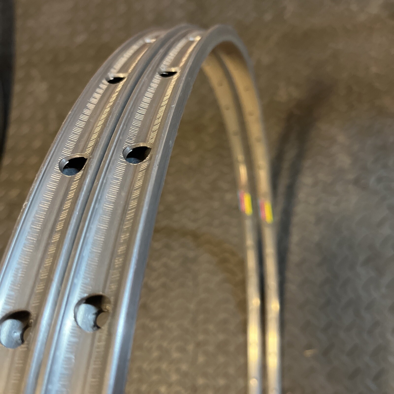 Vintage Ambrosio Olympic Champion Tubular Rims 36h