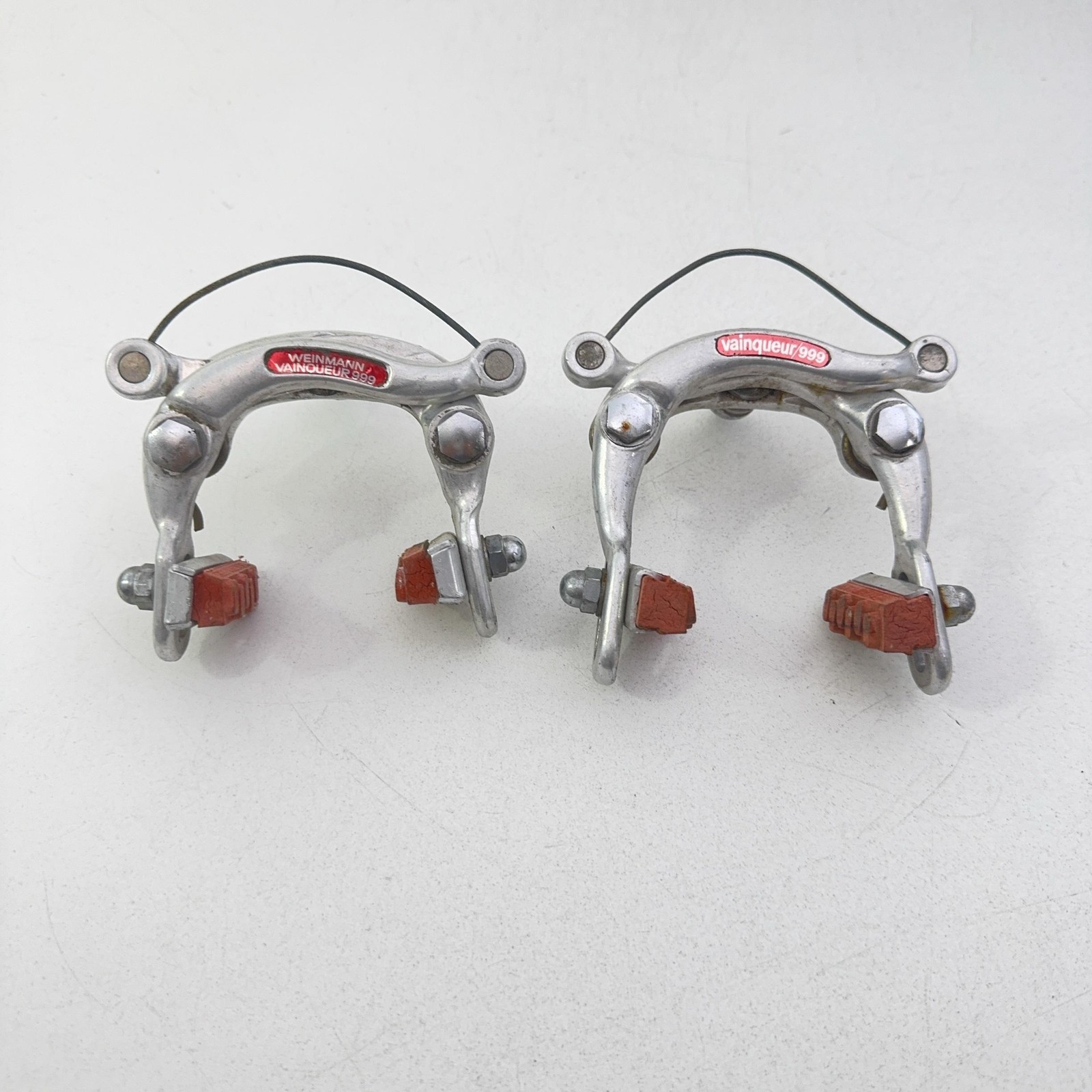 Vintage Weinmann Vainqueur 999 Center Pull Brake Calipers Silver Road Bike A22