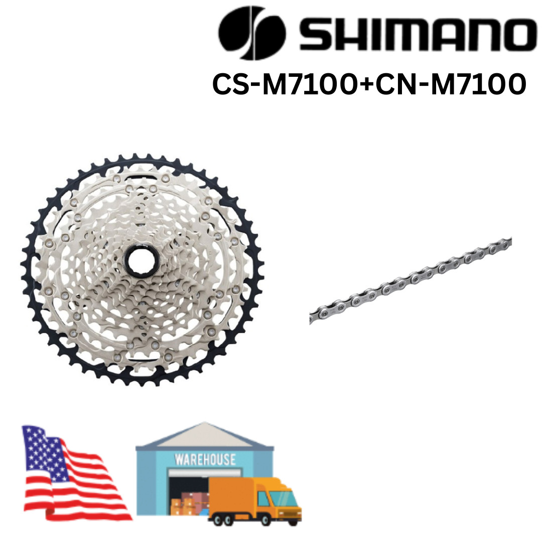 SHIMANO SLX 1X12 SPEED GROUPSET CS-M7100 CASSETTE 45T 51T CN-M7100