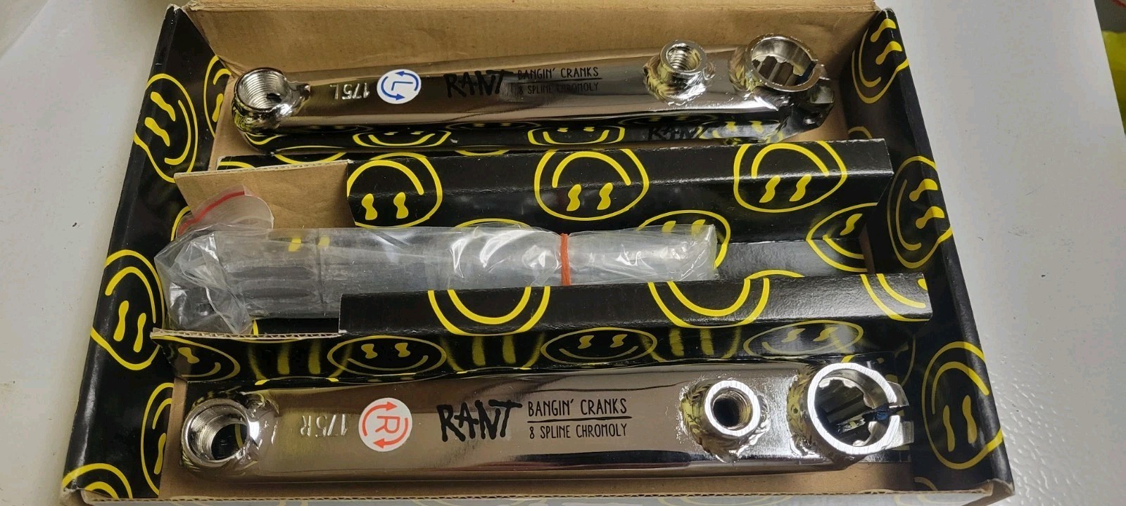Rant Banging 8 Bmx Cranks 175mm New Mission Stolen Salt Stay Strong Cult