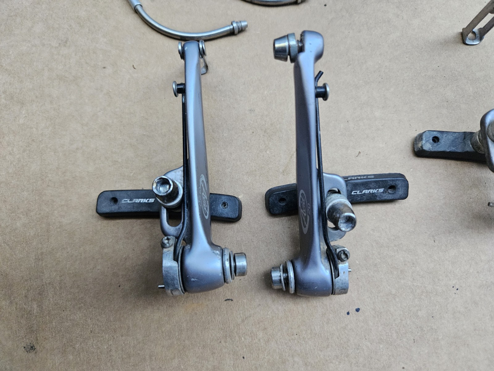 Vintage 90s Avid 20 Mountain Bike V Brakes Linear Pull Gray Front + Rear Set