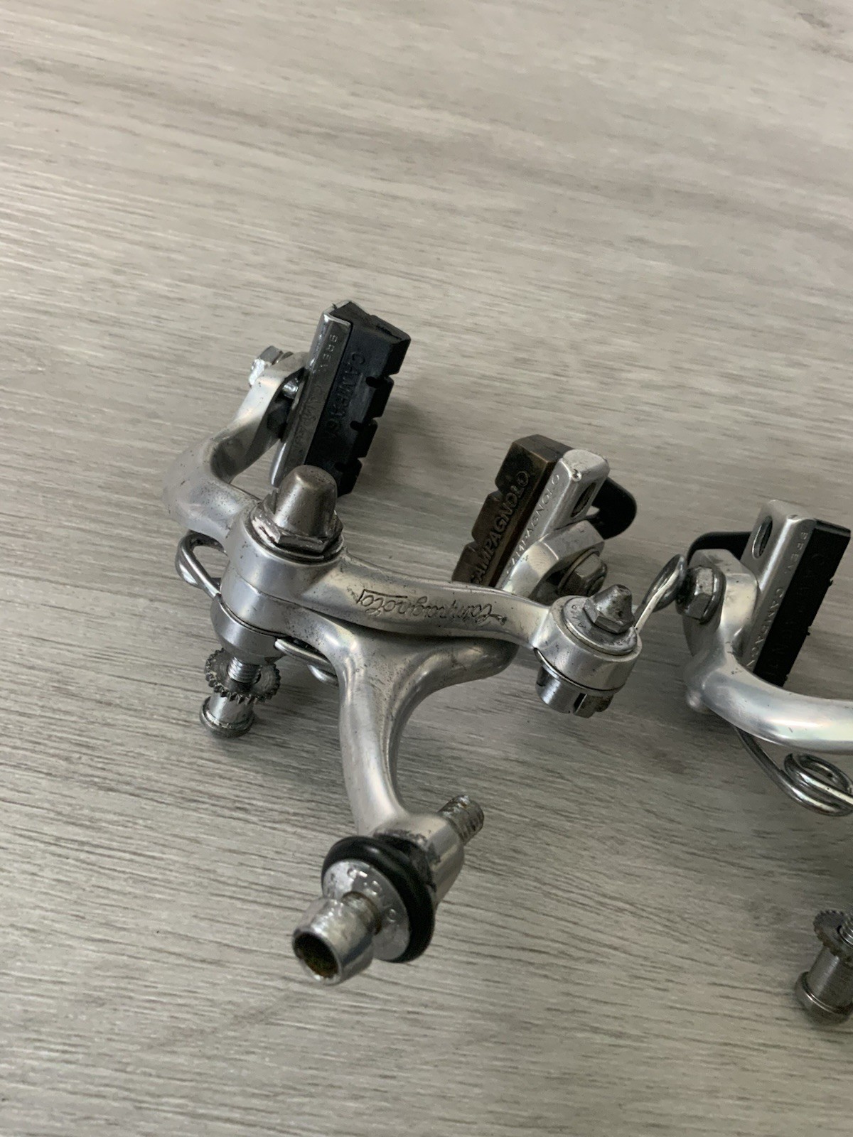 CAMPAGNOLO RECORD BRAKE CALIPERS 42-52 MM LONGER REACH RECESSED MOUNTS