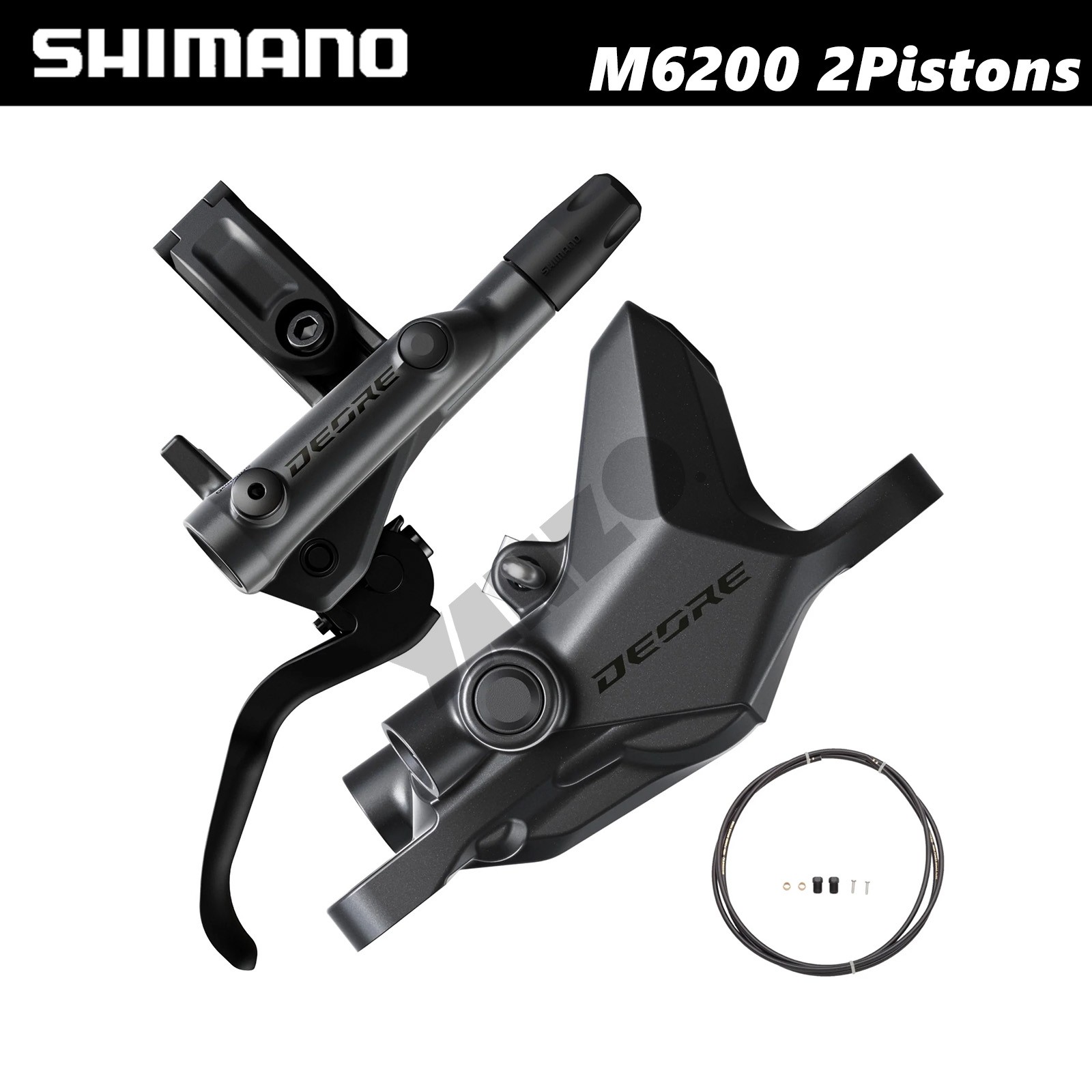 Shimano Deore SL-M6200,BR-M6200 2Piston Hydraulic Disc Brake Set Front&Rear Bulk