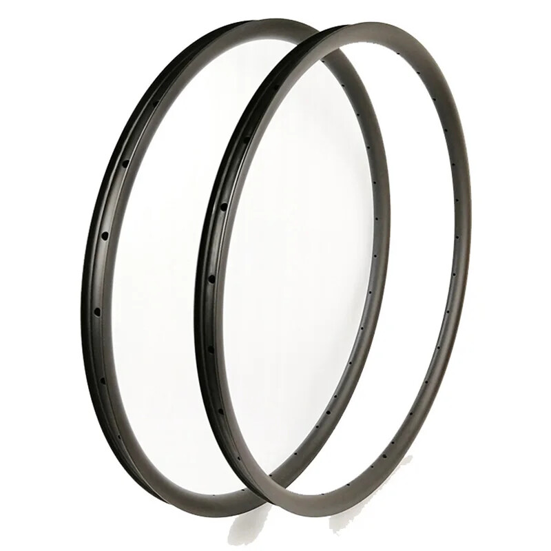 29er Mountain XC Gravel MTB Bike Asymmetrical Carbon Rims Clincher Tubeless 2pcs