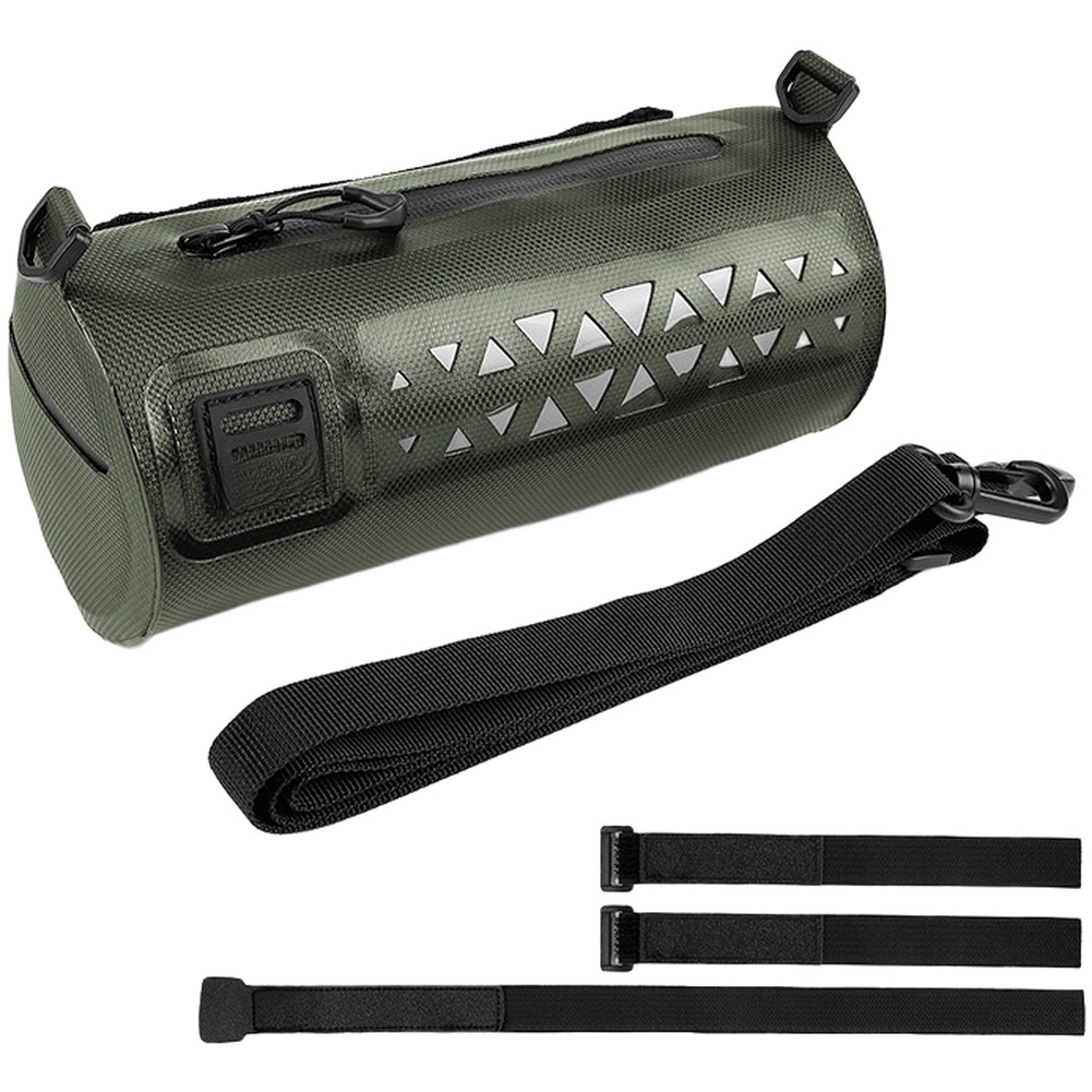 Waterproof Cycling Handlebar Bag with Quick Installation 23x11cm Reflective