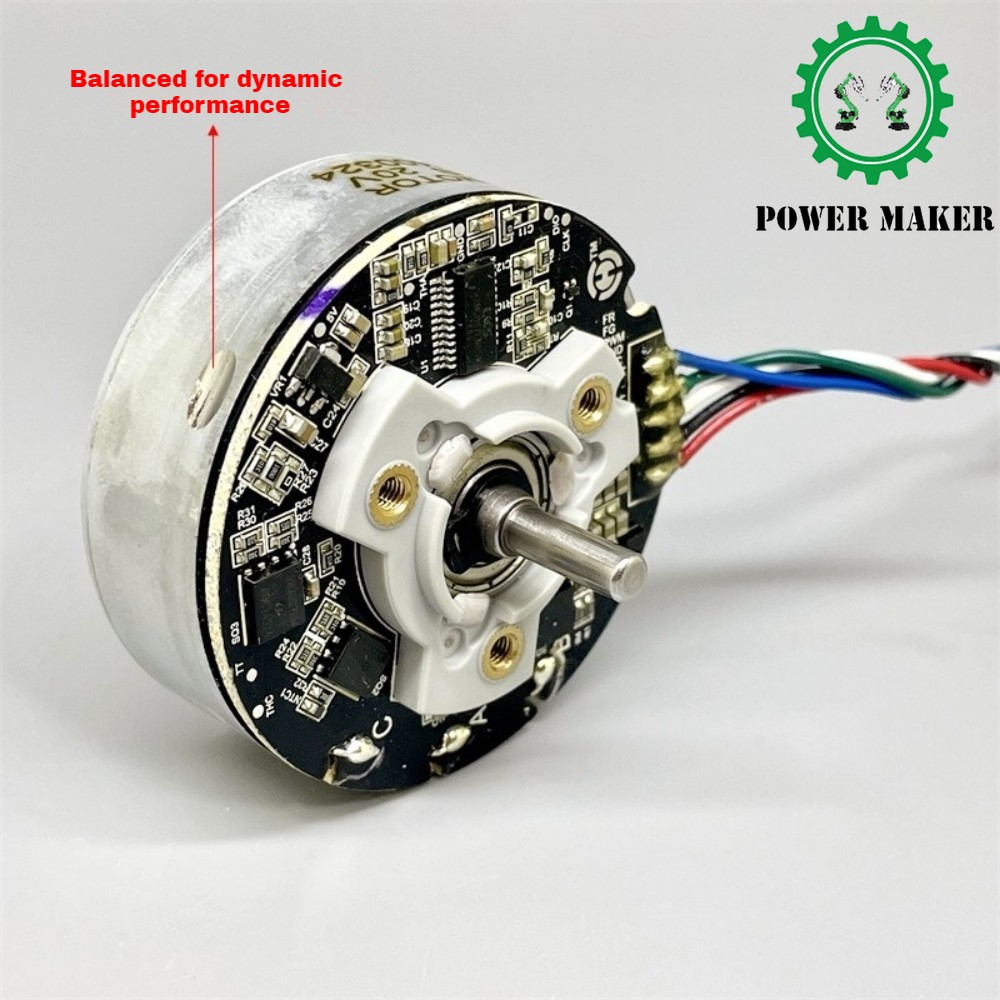 Brushless Motor with 9cm DC12-20V Speed Regulation Forward and Reverse Rotation