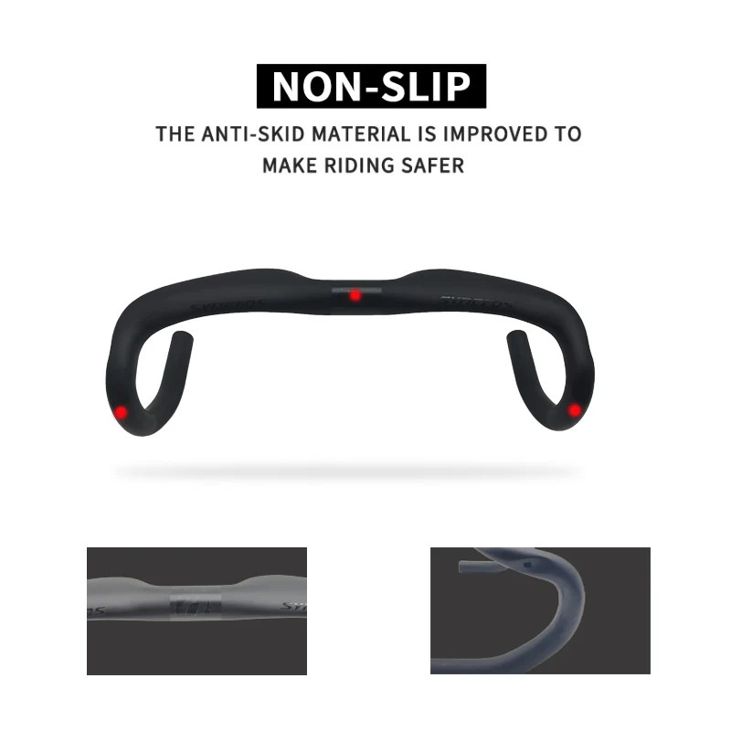 Full Carbon Road Track Bike Drop Bar Handlebar Black Matte 31.8 * 400/420/440mm