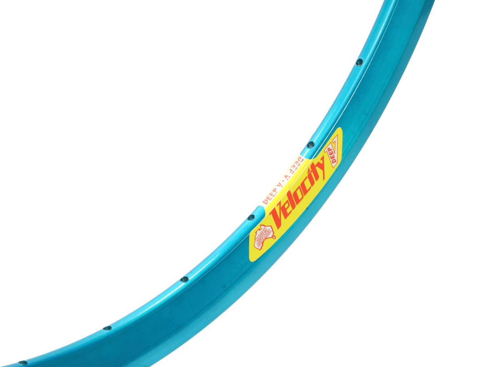 Velocity Deep V Alloy Rim 700c 32H Teal NMSW Australia NOS Shelfwear