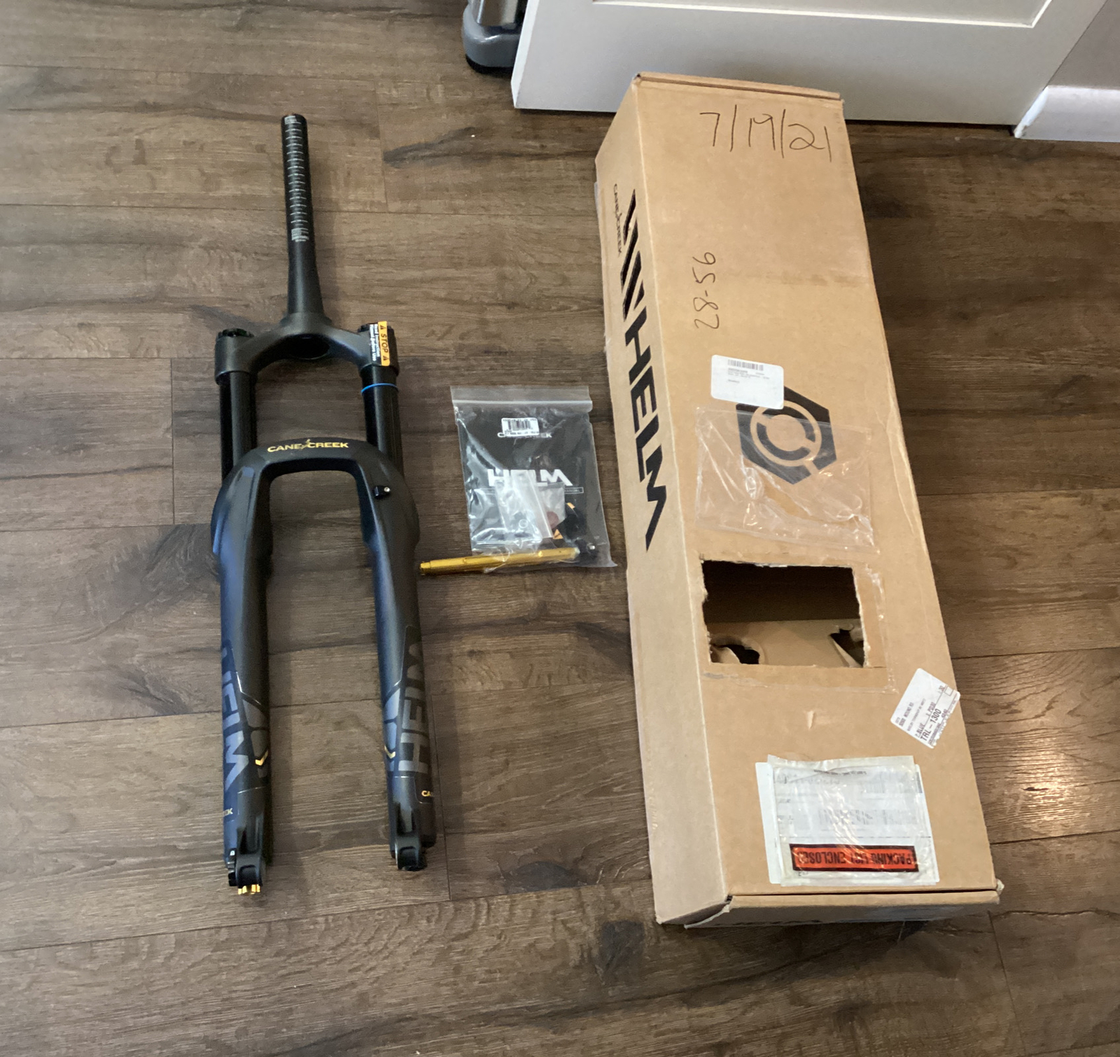 NEW Cane Creek Helm Suspension Fork 160mm Travel 110×15 Boost Black BAG0345K