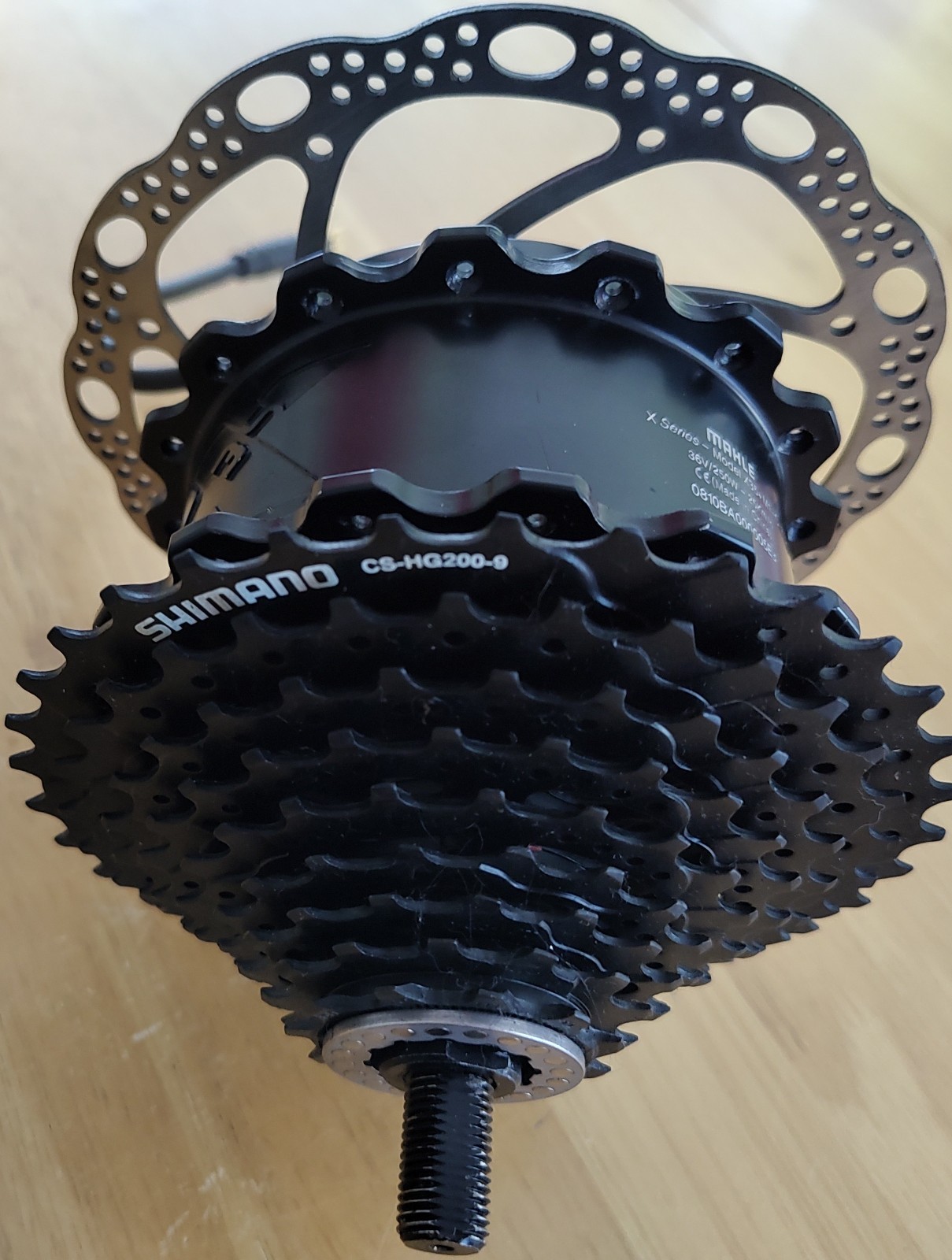 Mahle X35 drive unit and Shimano CS HG200 9 speed sold together.