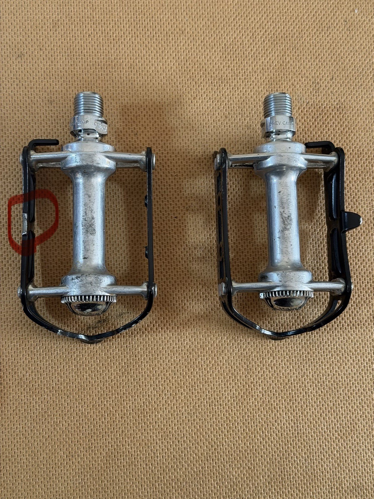 Vintage Campagnolo Superleggeri Pedals 9/16” Made In Italy Record