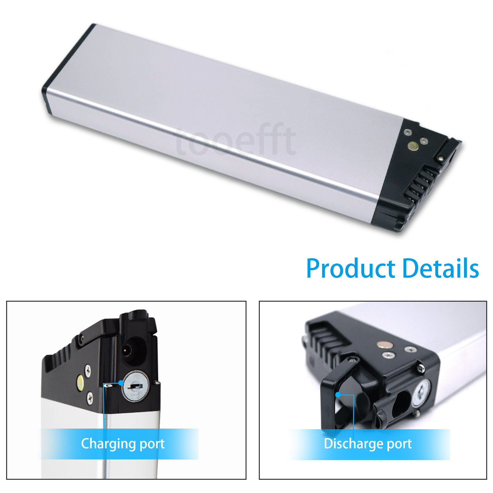 tooefft 36V 48v Folding Electric Bicycle Battery for Enzo RichBit TOP-860 RT-860