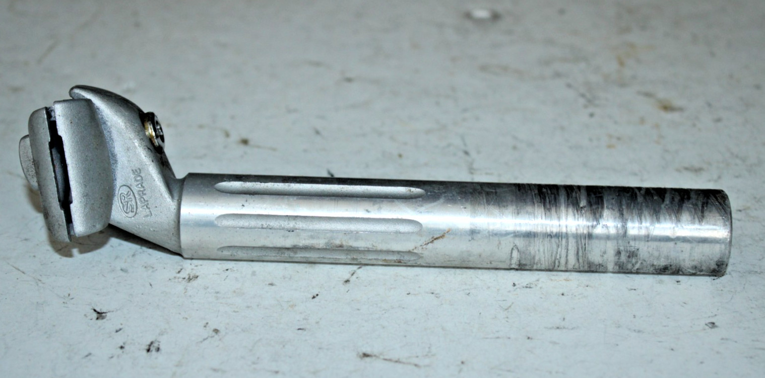 SR Laprade Seatpost Seat Tube 190/26.2mm 25mm Offset Silver Road Commuter Cafe ~