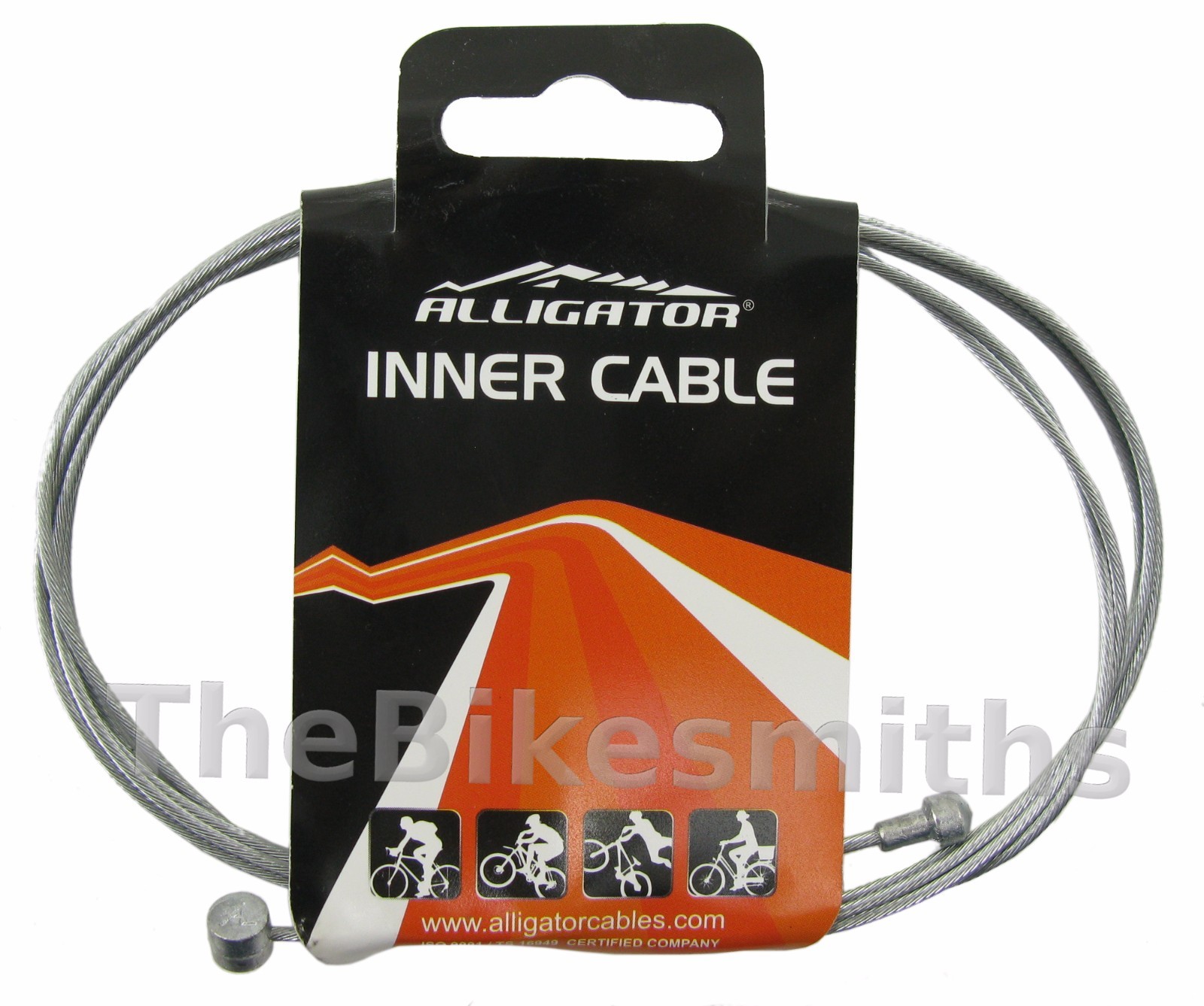 Alligator Universal Brake Cable Road Mountain Hybrid 1700mm 1.6mm Bicycle Wire