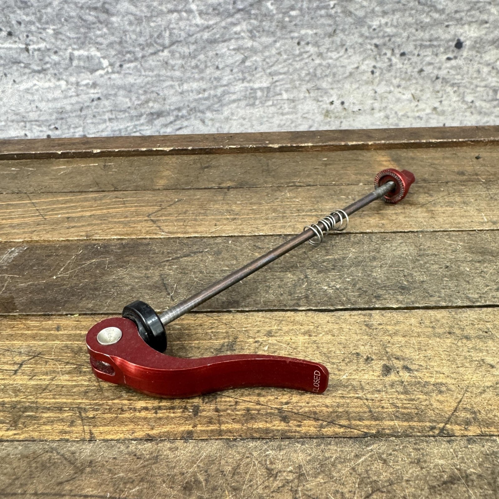 Vintage Salsa Rear Wheel Skewer Red 135 Mm MTB 90s Quick Release Bike
