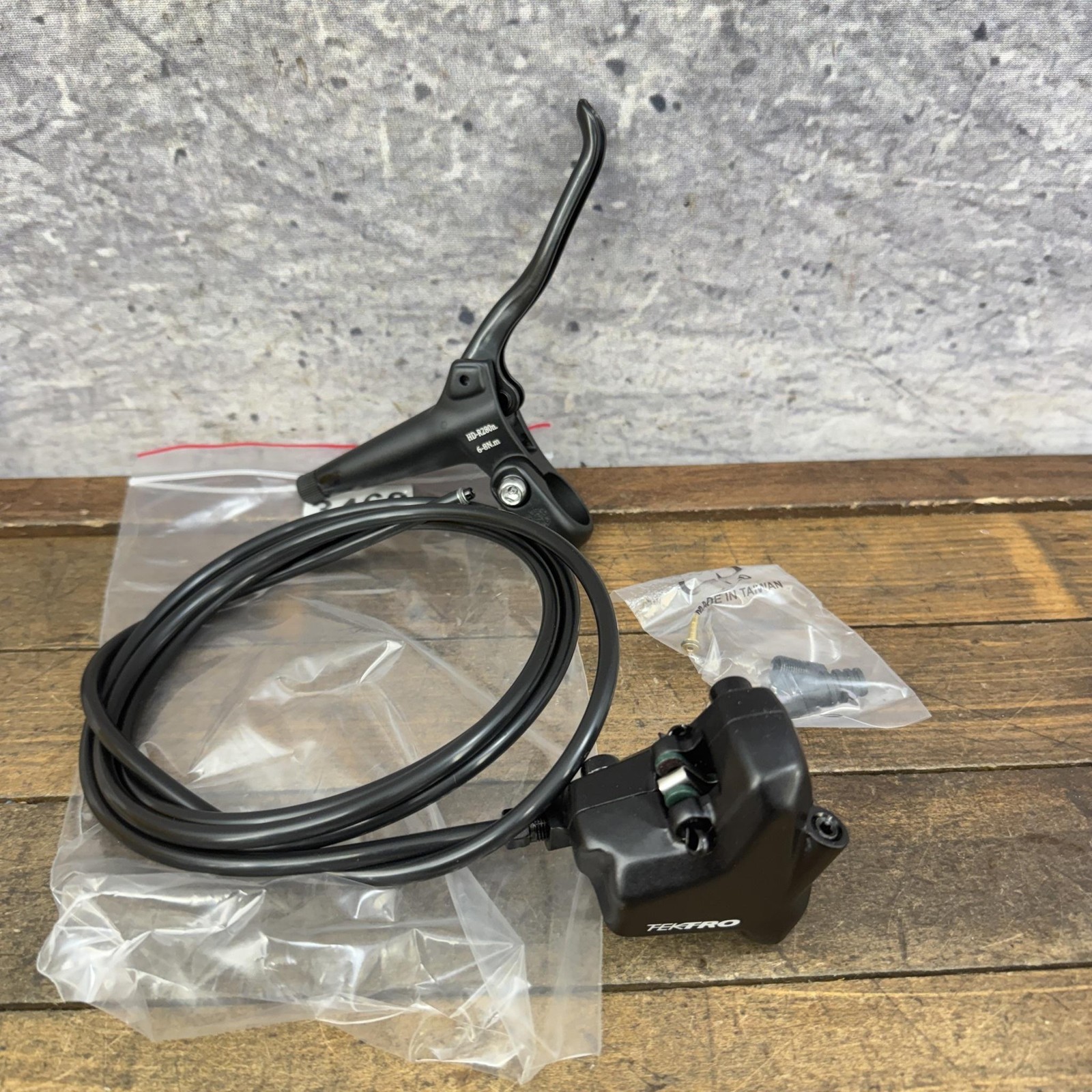 Tektro Hydraulic Disc Brake Lever Caliper Left Front NOS Mineral Oil Hydraulic