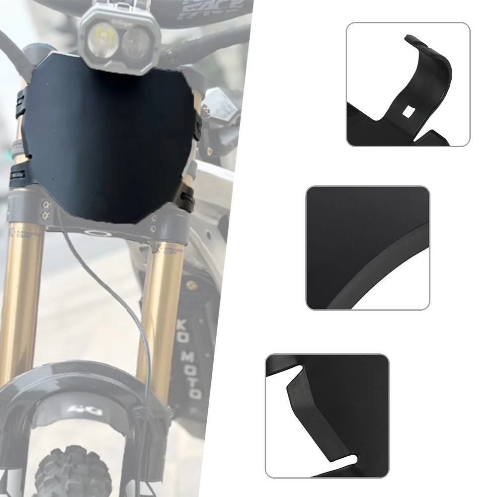 ODI Black Number Plate With Zip Ties For Downhill MTB’s EBikes Surrons