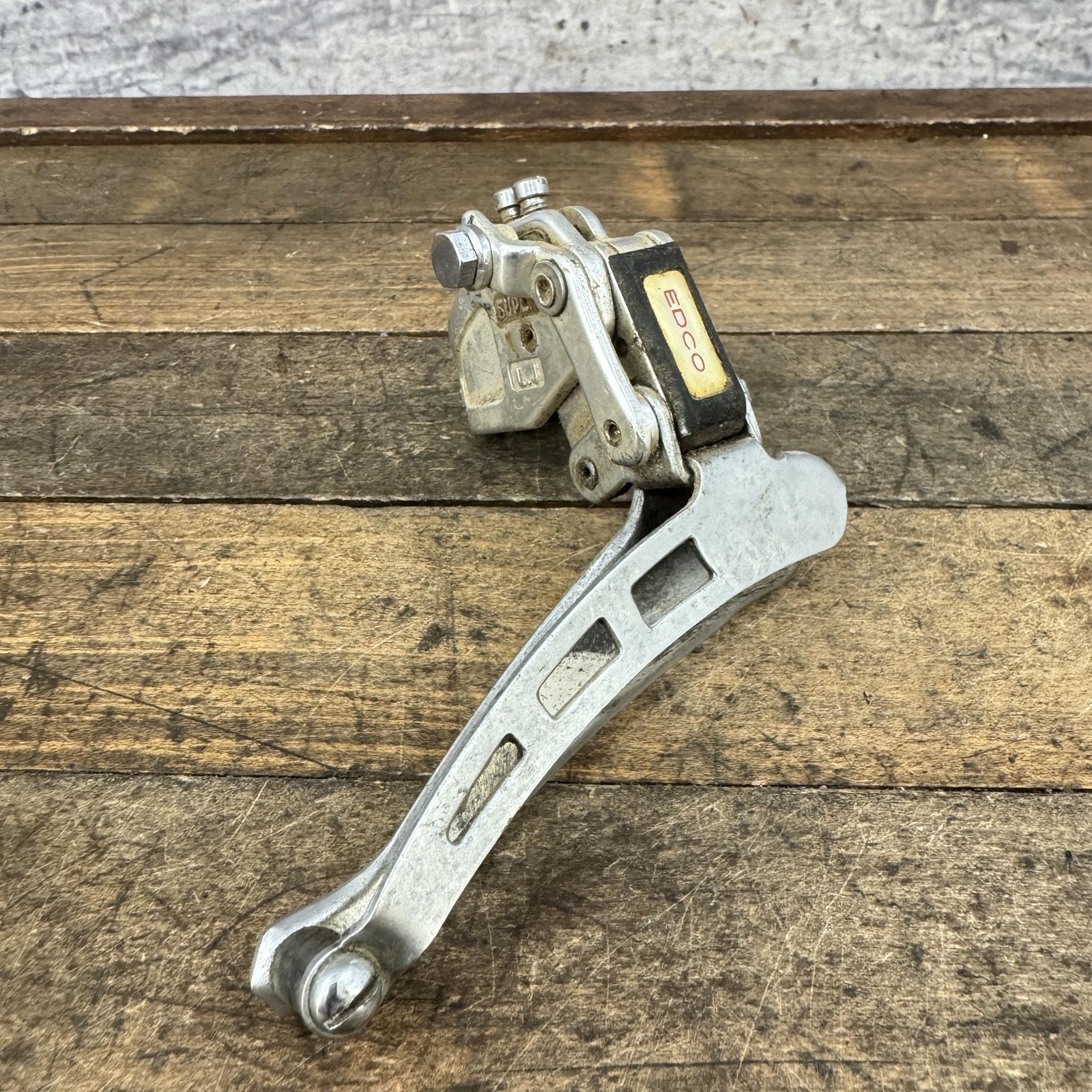 Vintage Edco SLJ Front Derailleur 28.6 Clamp On Bottom Pull Simplex Super LJ