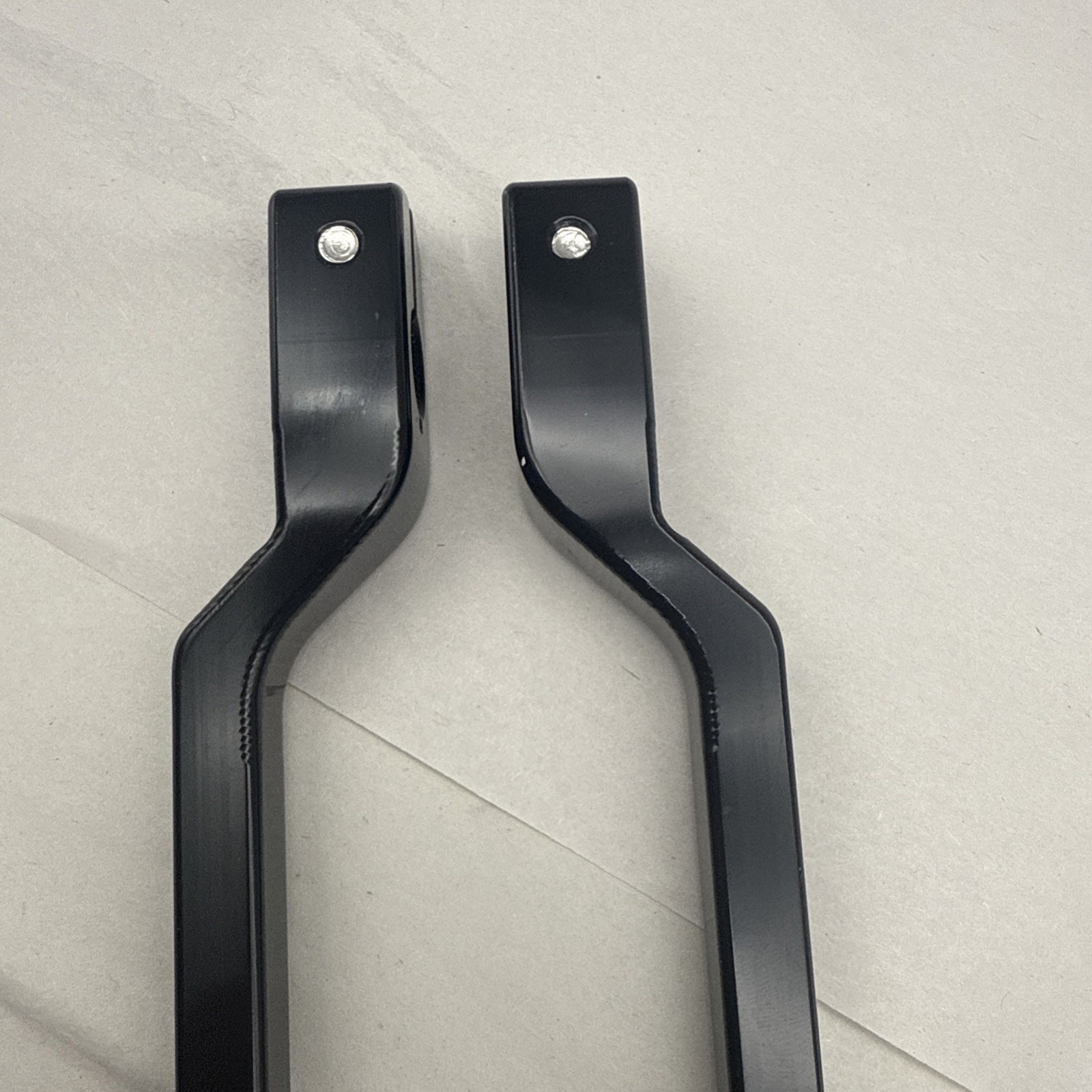 Black 9.84″ Extended Shifter Lever Heel Toe Shift Levers Set, Unknown-Compatible
