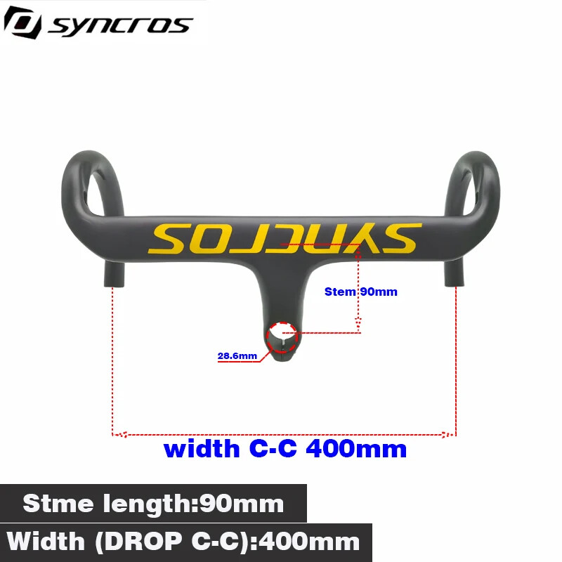 400/420/440mm Carbon Road Bike Handlebar Internal Routing Bicycle Handle Bar