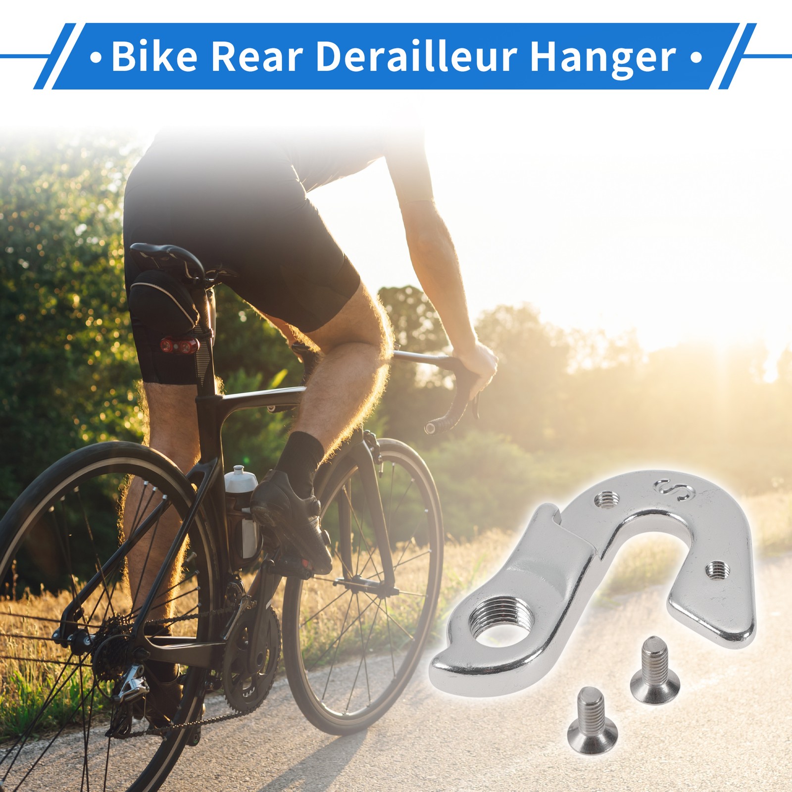 Bike Rear Derailleur Hanger Aluminium Alloy Tail Hook Type 95 Sized 2.13″x1.54″