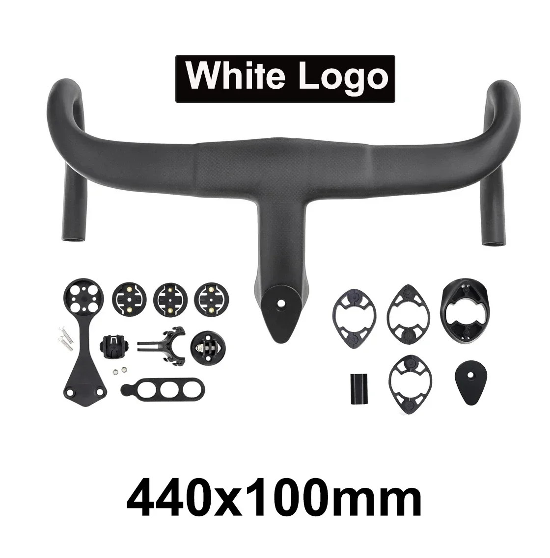 Carbon Fully Internal Wiring Integrated Road Bike Handlebar 4 Degrees Parts