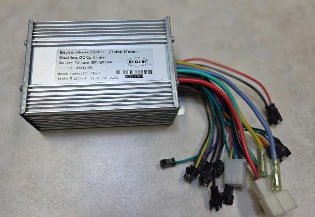 Jrahk 36v 48v 60v 25a electric bike three mode Controller match S866 display