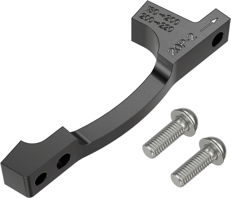 SRAM Post Bracket 20 P 2 Disc Brake Adaptor – For 200mm and 220mm Rotors Only,