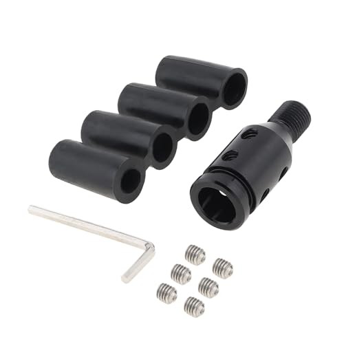 Universal Aluminum Alloy Gear Shift Knob Adapter for Non Threaded Shifters